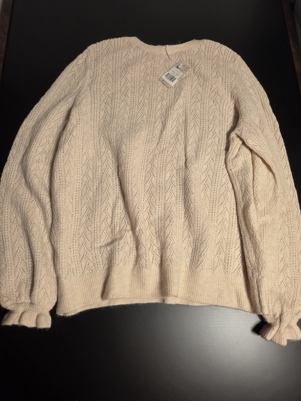 Boden Cream Cable-Knit Women's Sweater